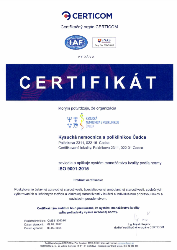 certifikat ISO2